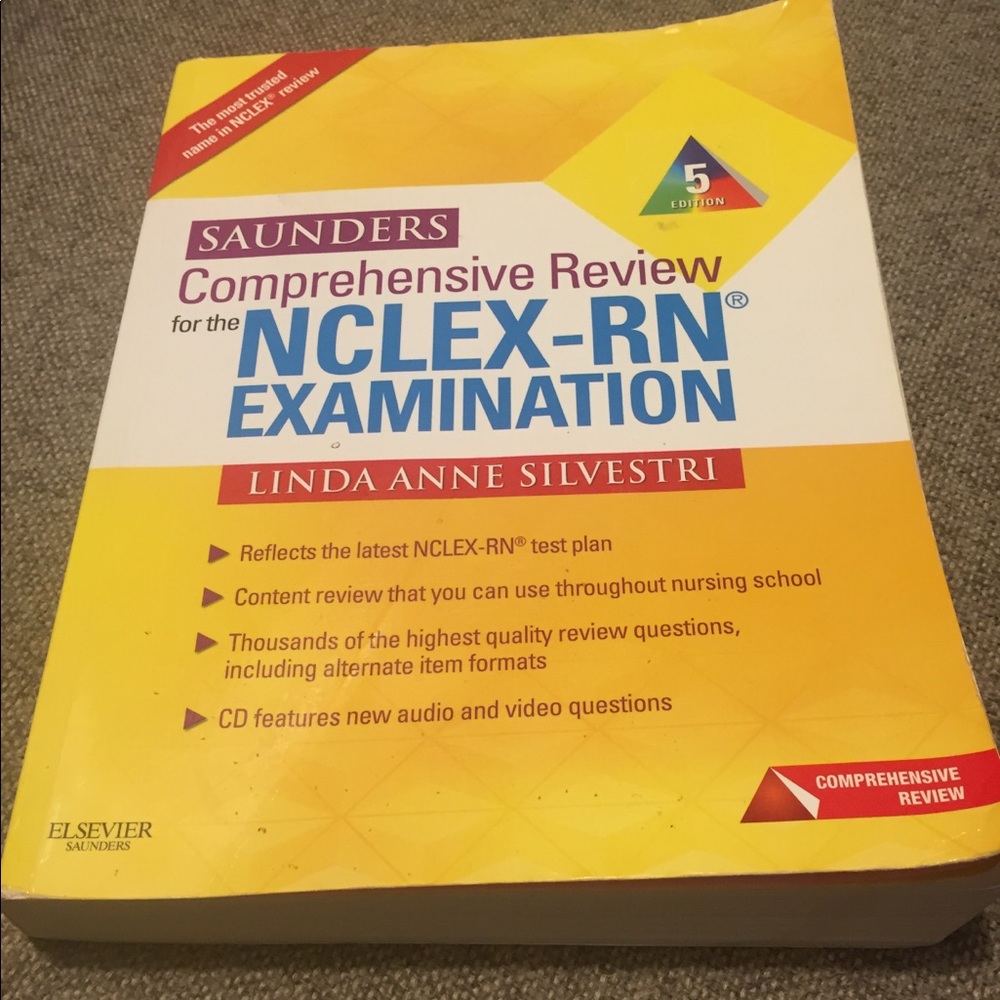 Saunders Comprehensive Review for NCLEX Exam book